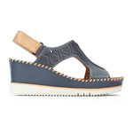 Pikolinos Aguadulce W3z - 1775cpc1 Women's Wedge Sandals in Blue - TLW Shoes