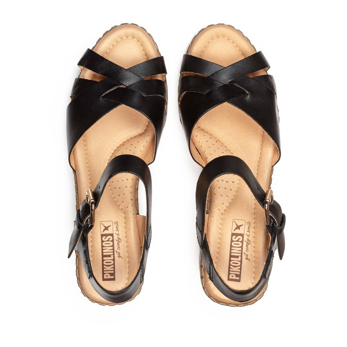 Pikolinos Canarias W8w - 1778st Women's Heeled Sandals in Black - TLW Shoes