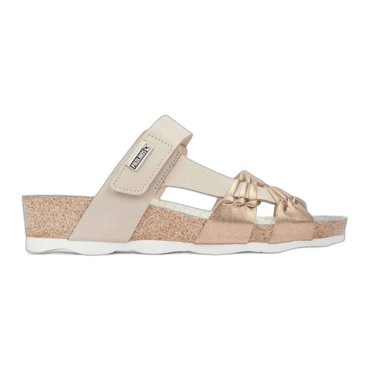 Pikolinos Mahon W9e - 0821clc1 Women's Wedge Sandals in Champagne - TLW Shoes