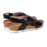 Pikolinos Mahon W9e - 0912 Women's Wedge Sandal In Black - TLW Shoes