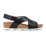 Pikolinos Mahon W9e - 0912 Women's Wedge Sandal In Black - TLW Shoes