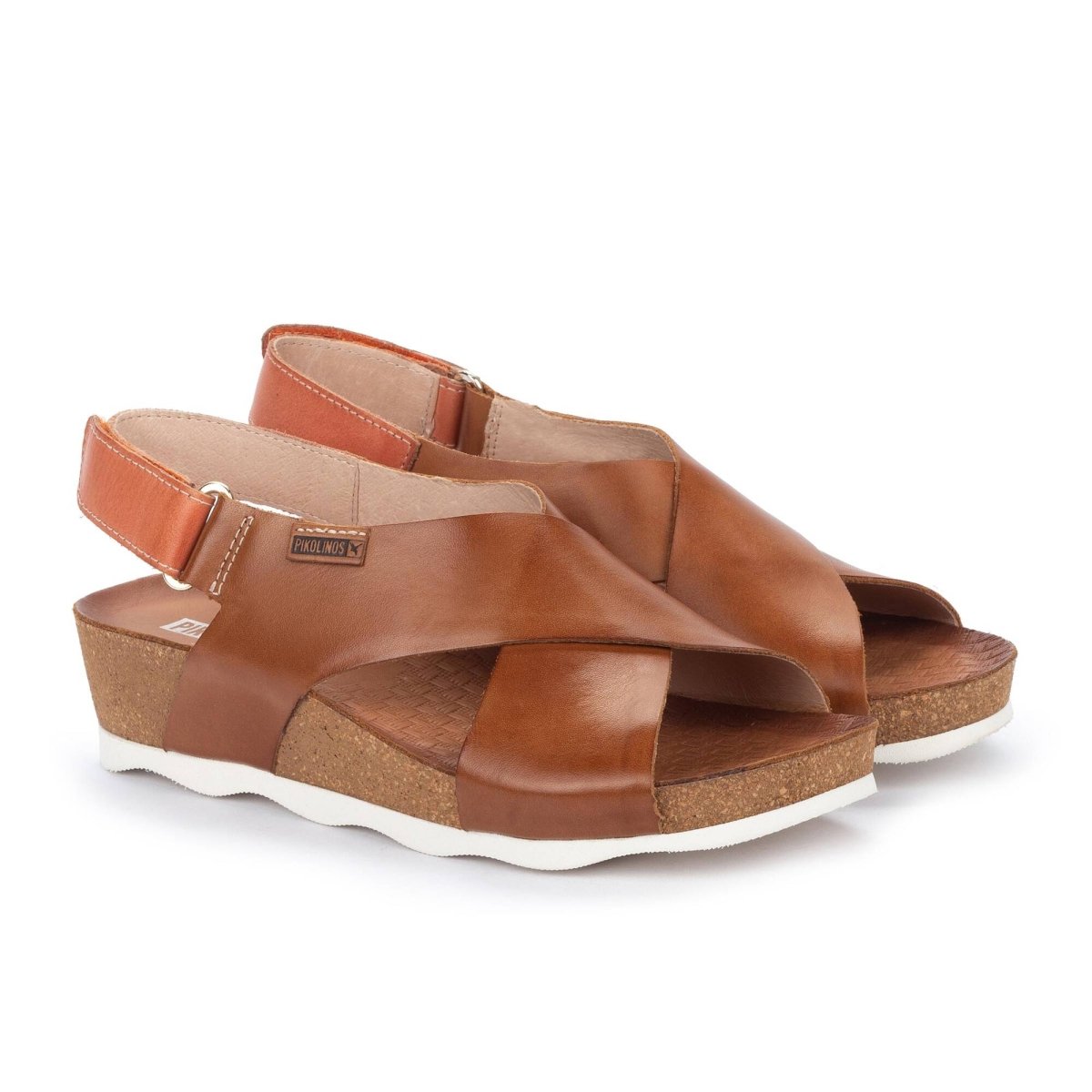 Pikolinos Mahon W9e - 0912 Women's Wedge Sandal In Brandy - TLW Shoes