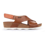 Pikolinos Mahon W9e - 0912 Women's Wedge Sandal In Brandy - TLW Shoes