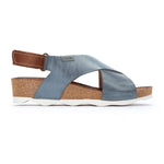 Pikolinos Mahon W9e - 0912 Women's Wedge Sandal In Denim - TLW Shoes