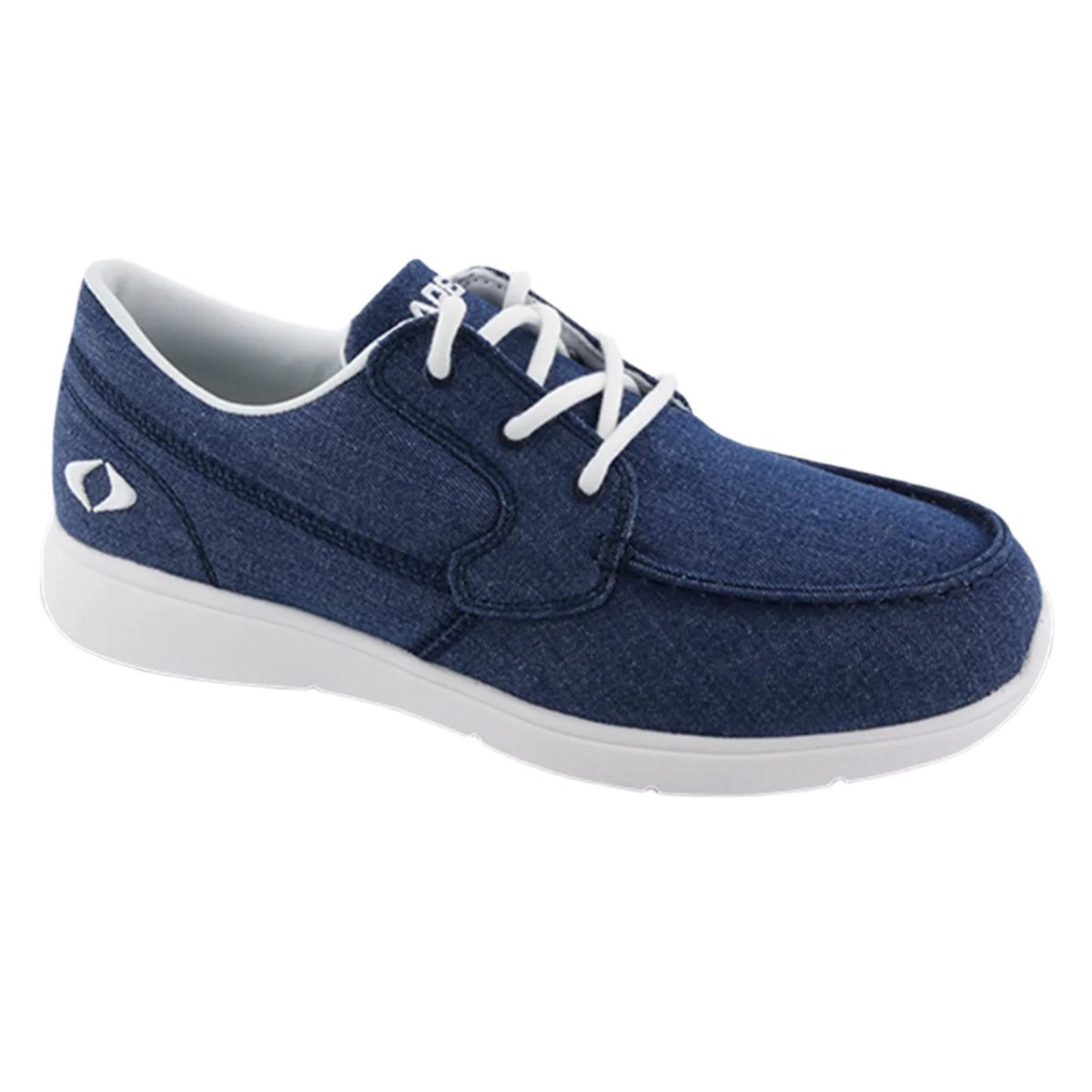 Apex X2240W Women's Moc Toe Lace Canvas In Navy - TLW Shoes