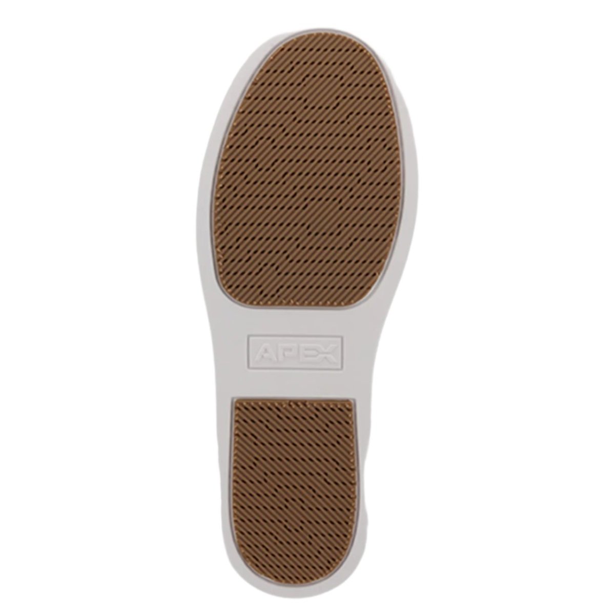 Apex X2410W Women's Blutcher Canvas Zip In White - TLW Shoes