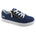 Apex X2440W Women's Blutcher Canvas Zip In Navy - TLW Shoes