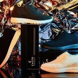 CALTO - X2631 - 2.8 Inches Taller (Black/Black Sole) - Lace Up Casual Walker - Lightweight - TLW Shoes