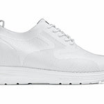CALTO - X2633 - 2.8 Inches Taller (White) - Lace Up Casual Walker - Lightweight - TLW Shoes