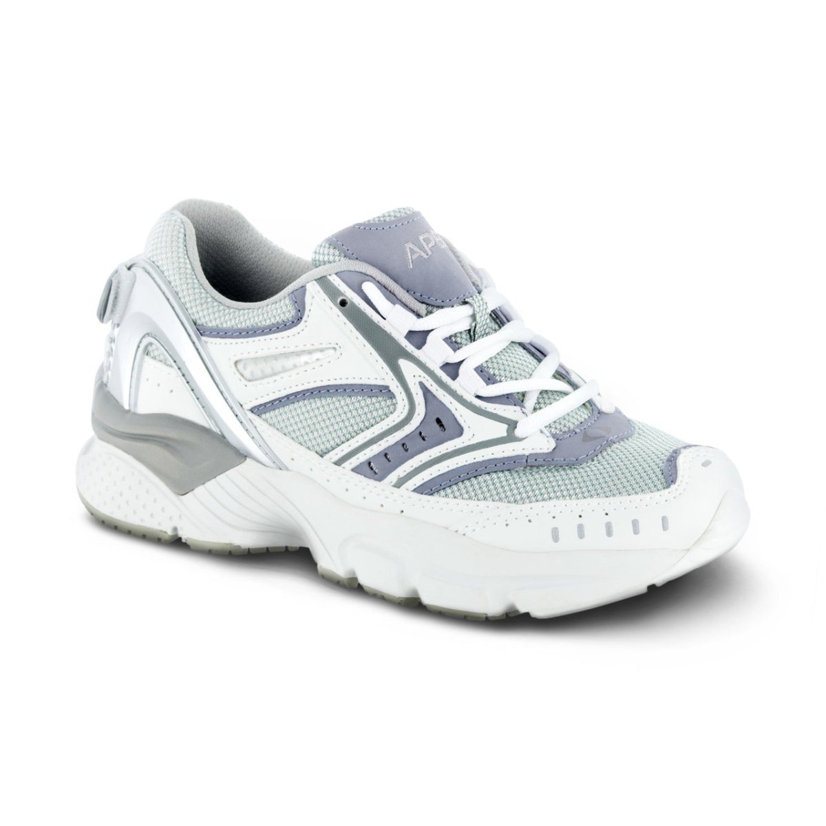APEX X532W REINA RUNNER WOMEN'S ACTIVE SHOE IN SILVER. - TLW Shoes