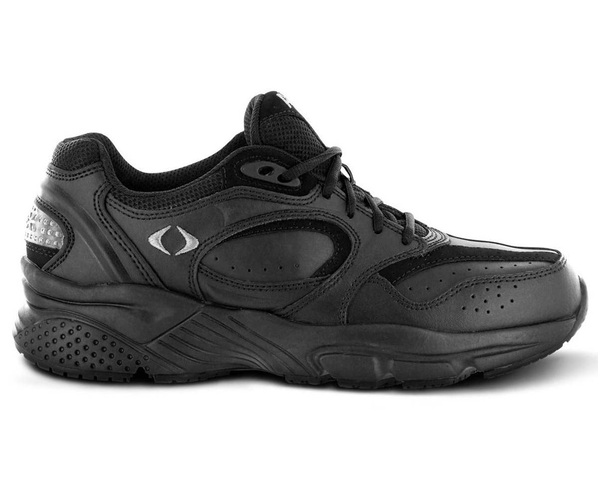 Apex X801m Lenex Walker Men's Lace Shoe In Black - TLW Shoes