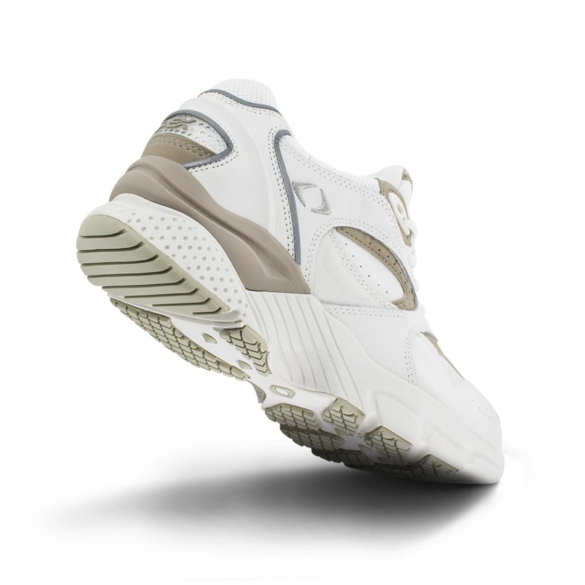 Apex X821m Lenex Walker Men's Lace Shoe In White/grey - TLW Shoes