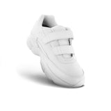 APEX X926M LENEX DBL VELCRO WALK MEN'S STRAP SHOE IN WHITE - TLW Shoes