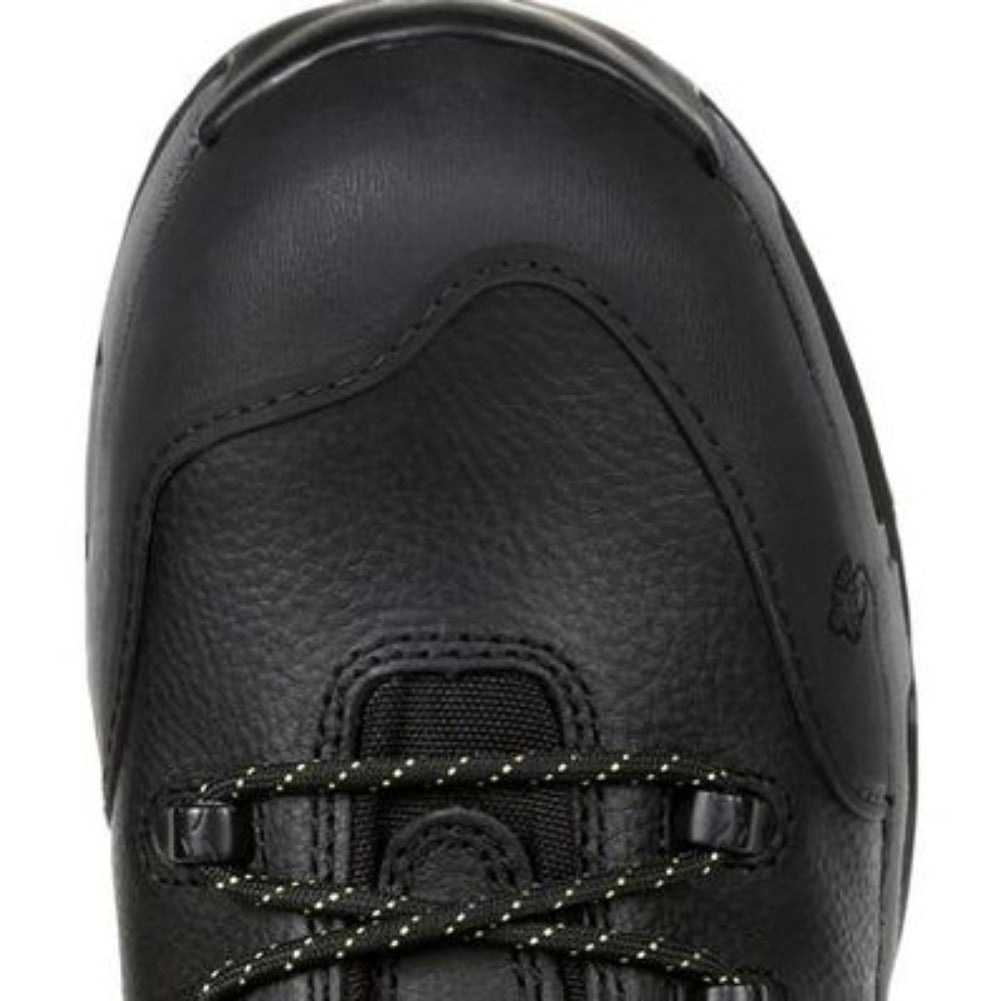 MICHELIN HYDRO EDGE WATERPROOF MEN'S STEEL TOE WATERPROOF WORK BOOTS XHY866 IN BLACK - TLW Shoes