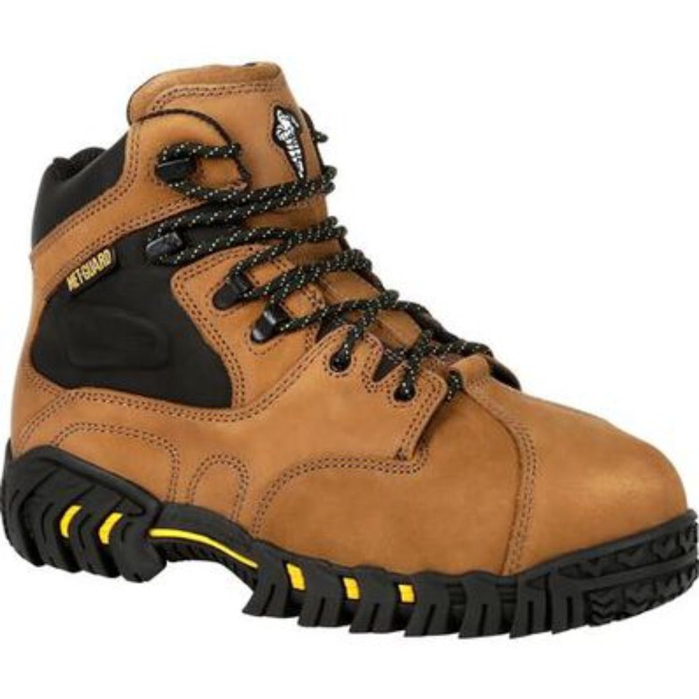 MICHELIN INDUSTRIAL MEN'S GUARD WORK BOOTS XPX763 IN BROWN - TLW Shoes