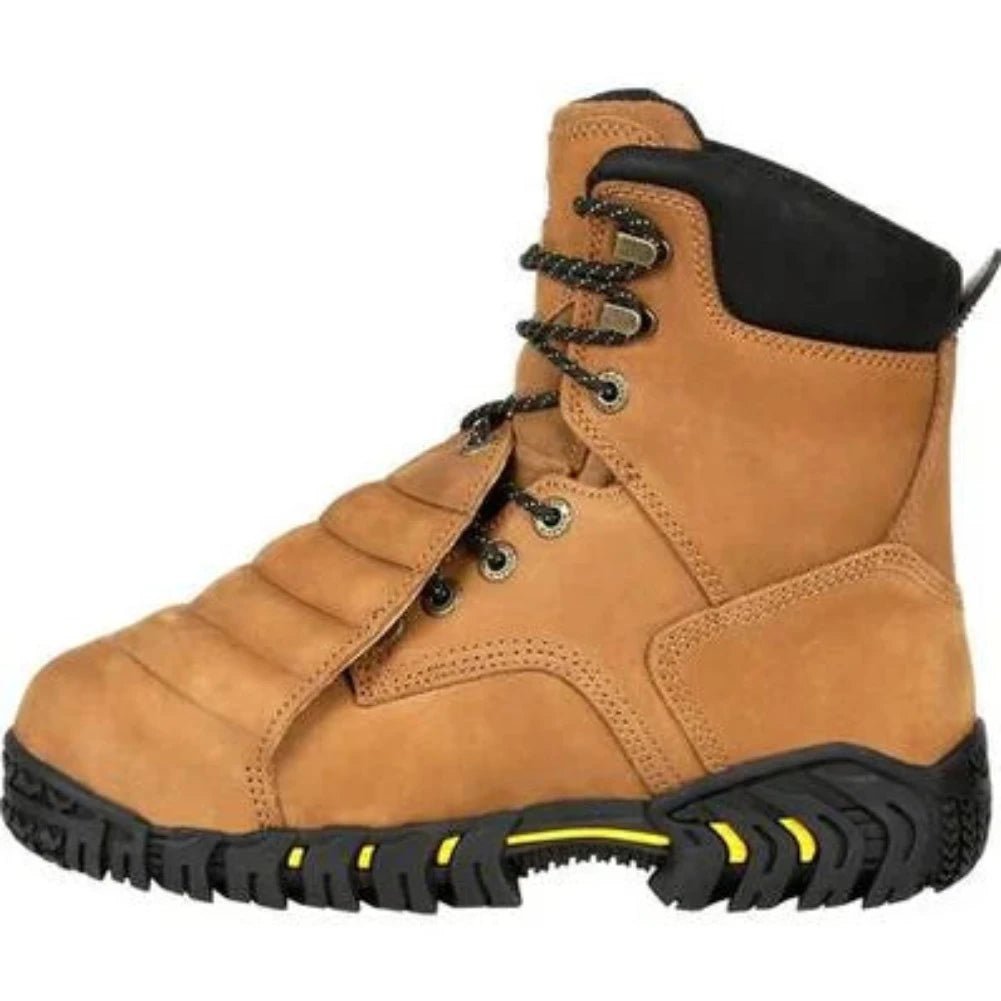 MICHELIN INDUSTRIAL MEN'S SLEDGE TOE METATARSAL WORK BOOTS XPX781 IN BROWN - TLW Shoes