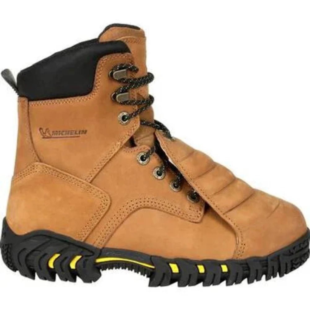 MICHELIN INDUSTRIAL MEN'S SLEDGE TOE METATARSAL WORK BOOTS XPX781 IN BROWN - TLW Shoes