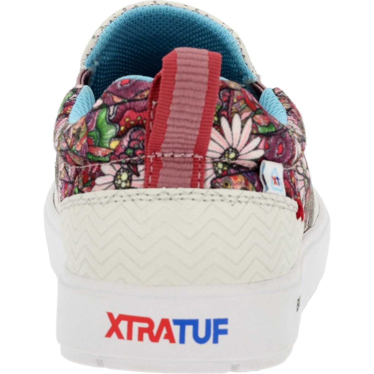 Xtratuf Sharkbyte Eco 2.0 Women's Deck Sneaker Xsb2w100 In White Onyx Multi Floral Fish - TLW Shoes