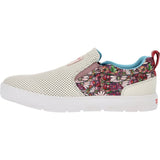 Xtratuf Sharkbyte Eco 2.0 Women's Deck Sneaker Xsb2w100 In White Onyx Multi Floral Fish - TLW Shoes