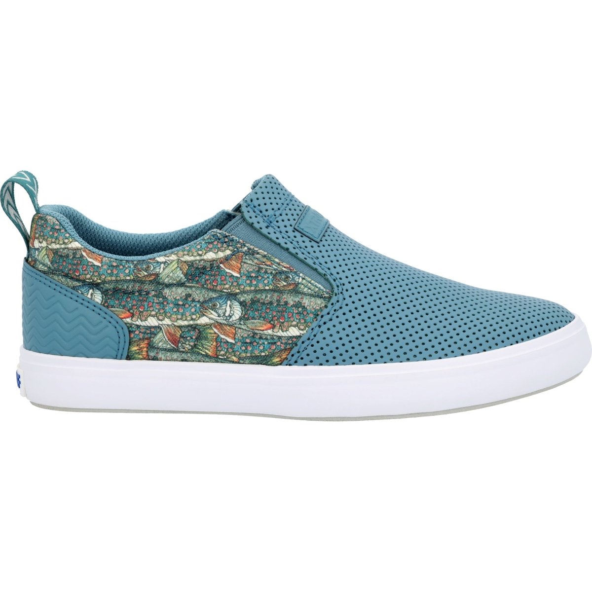 Xtratuf Sharkbyte Fishe®wear Leather Deck Women's Sneaker Xsw2dv In Blue - TLW Shoes