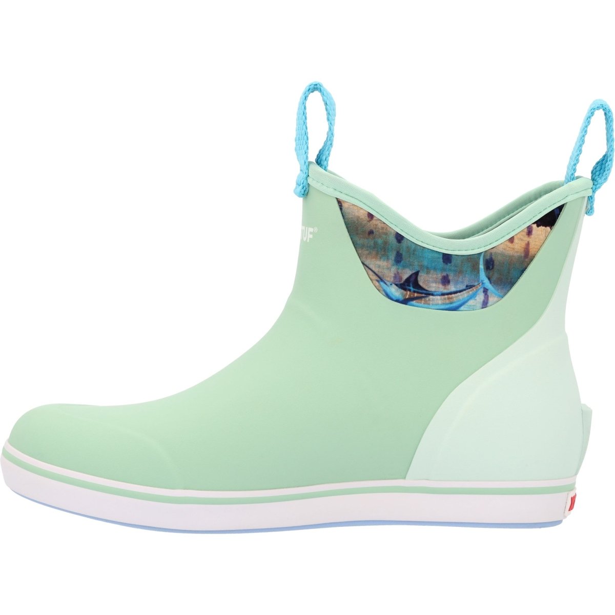 Xtratuf Ankle Deck Women's 6" Boots Guy Harvey Xwabgh30 In Green - TLW Shoes