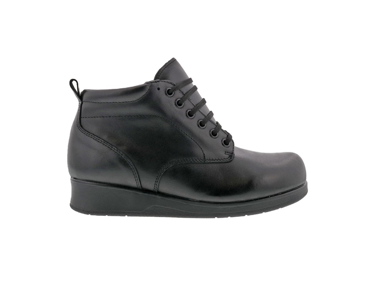 DREW SEDONA WOMEN CASUAL SHOE IN BLACK CALF - TLW Shoes