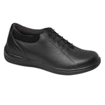 DREW TULIP WOMEN CASUAL SHOE IN BLACK CALF - TLW Shoes