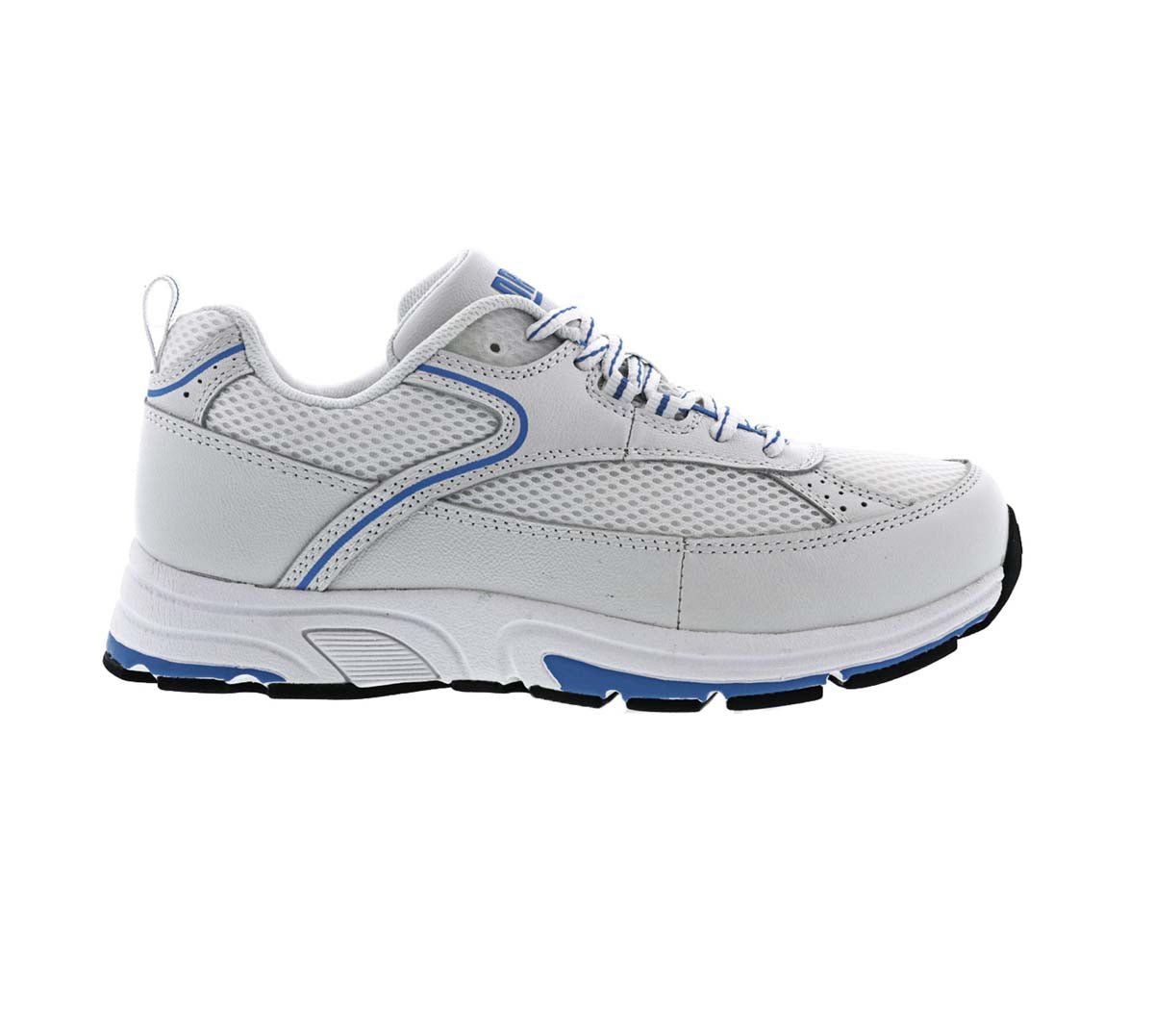 DREW ATHENA WOMEN’S ATHLETIC SHOES IN WHITE/BLUE COMBO - TLW Shoes