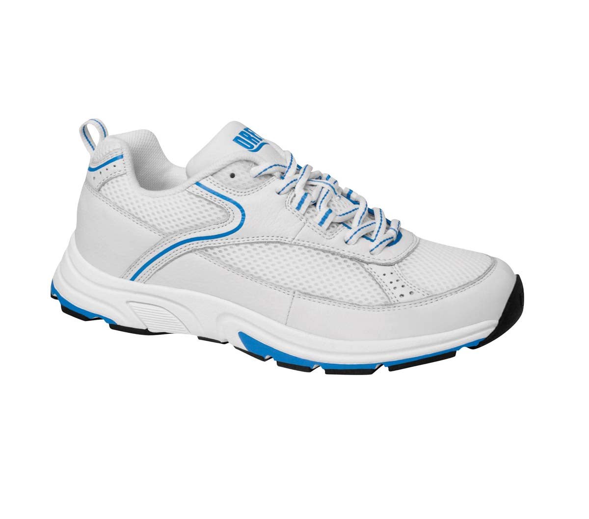 DREW ATHENA WOMEN’S ATHLETIC SHOES IN WHITE/BLUE COMBO - TLW Shoes