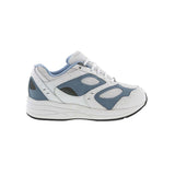 DREW FLARE WOMEN ATHLETIC SHOES IN WHITE/BLUE COMBO - TLW Shoes