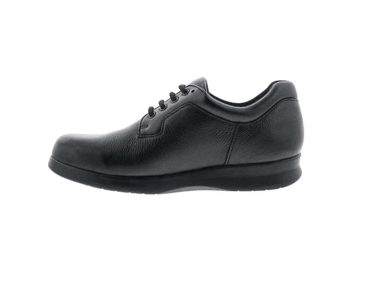 DREW ZIP II WOMEN CASUAL SHOE IN BLACK TUMBLED NAPPA - TLW Shoes