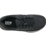DREW CHIPPY WOMEN CASUAL SHOES IN BLACK/SILVER COMBO - TLW Shoes
