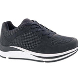 DREW CHIPPY WOMEN CASUAL SHOES IN BLACK/SILVER COMBO - TLW Shoes