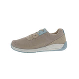 DREW TERRAIN WOMEN LACE-UP WALKING SHOE IN TAUPE/TEAL MESH COMBO - TLW Shoes