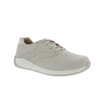 DREW TOUR WOMEN OXFORD WALKING SHOES IN IVORY LEATHER - TLW Shoes