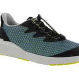 DREW BRAVO WOMEN'S ATHLETIC WALKING SHOES IN TEAL COMBO - TLW Shoes