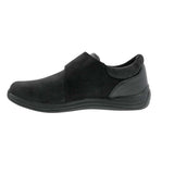 DREW MOONWALK WOMEN CASUAL SHOE IN BLACK STRETCH LEATHER - TLW Shoes