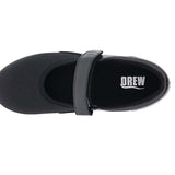DREW BLOOM II WOMEN CASUAL SHOE IN BLACK CALF/STRETCH - TLW Shoes