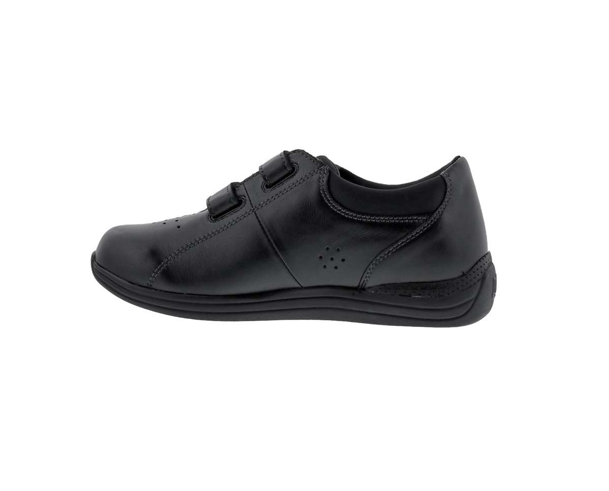 DREW LOTUS WOMEN CASUAL SHOES IN BLACK CALF - TLW Shoes