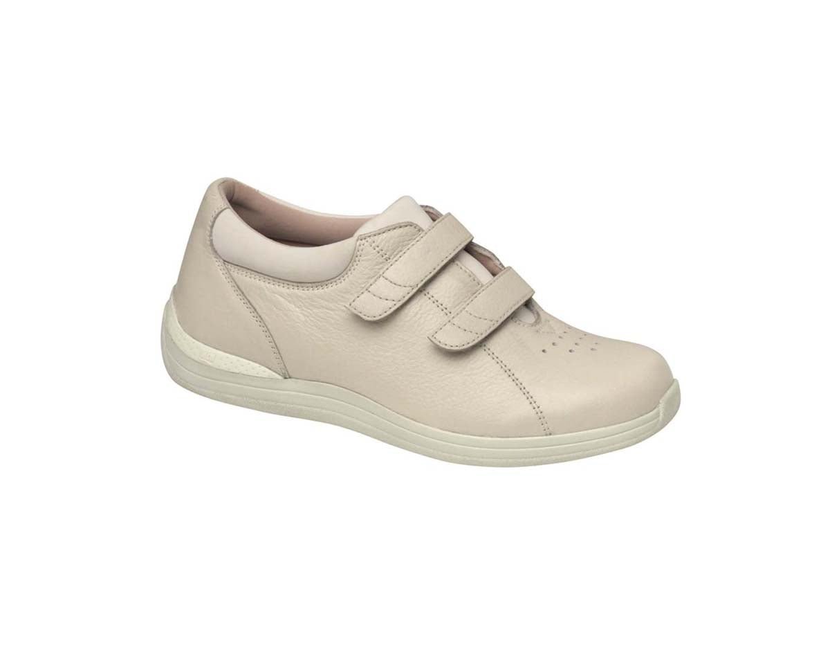 DREW LOTUS WOMEN CASUAL SHOES IN BONE SOFT PEBBLE - TLW Shoes