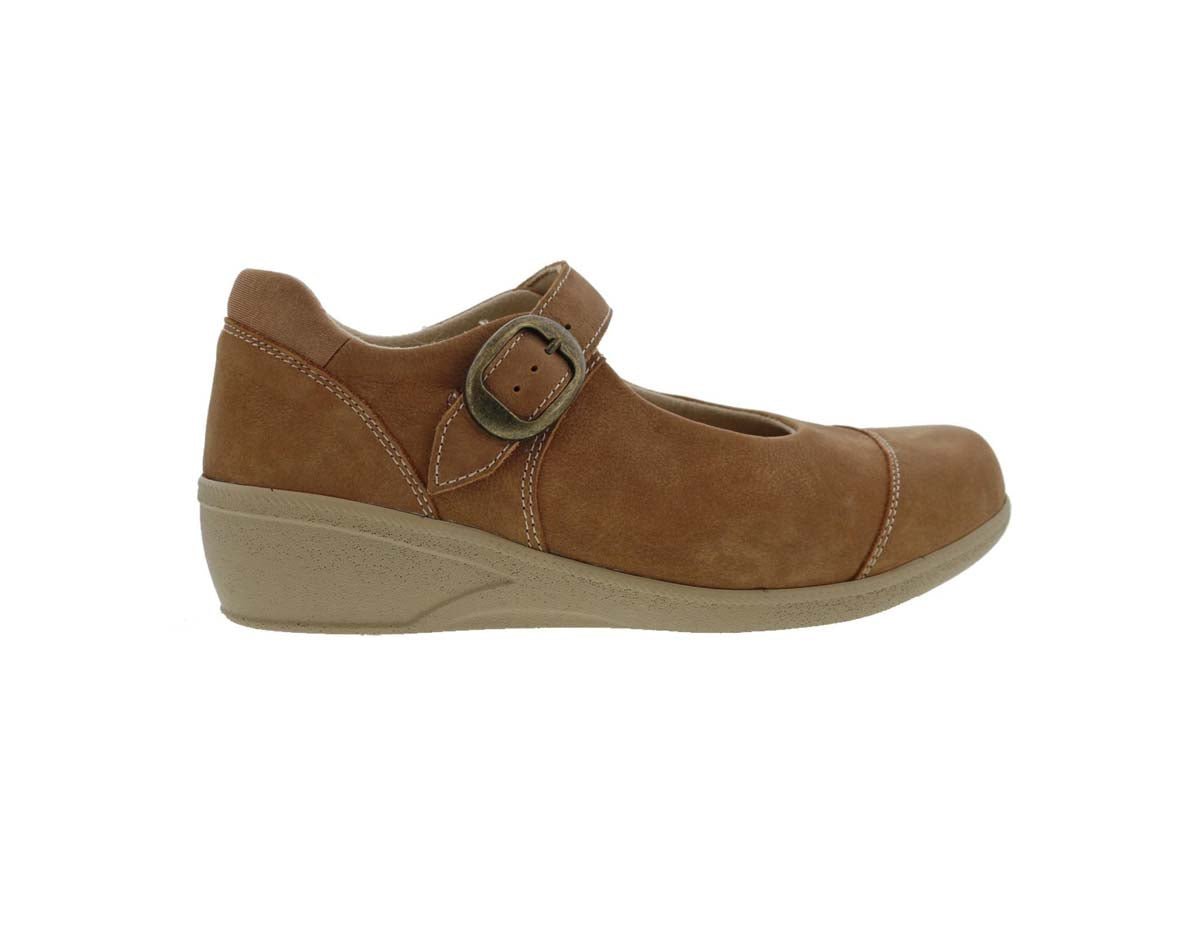 DREW JILLIAN WOMEN CASUAL SHOE IN TAN NUBUCK - TLW Shoes