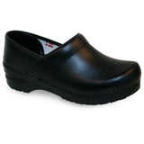 SANITA PROFESSIONAL PU MEN CLOG IN BLACK - TLW Shoes