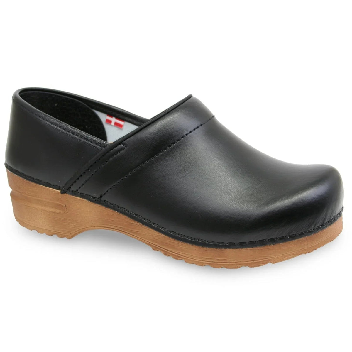 Sanita Professional Pu Women Clog In Black/tan - TLW Shoes