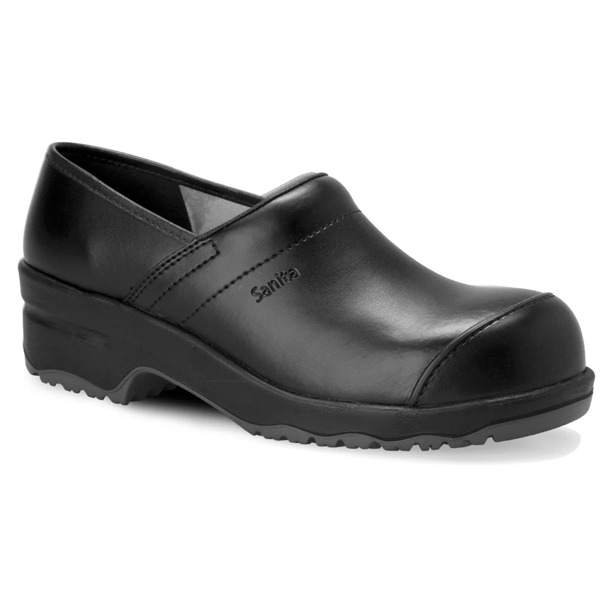 SANITA SAN NITRIL CLOG UNISEX IN BLACK - TLW Shoes