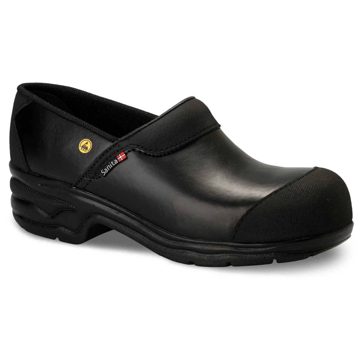 SANITA PRO LIGHT S3 CLOG UNISEX IN BLACK - TLW Shoes