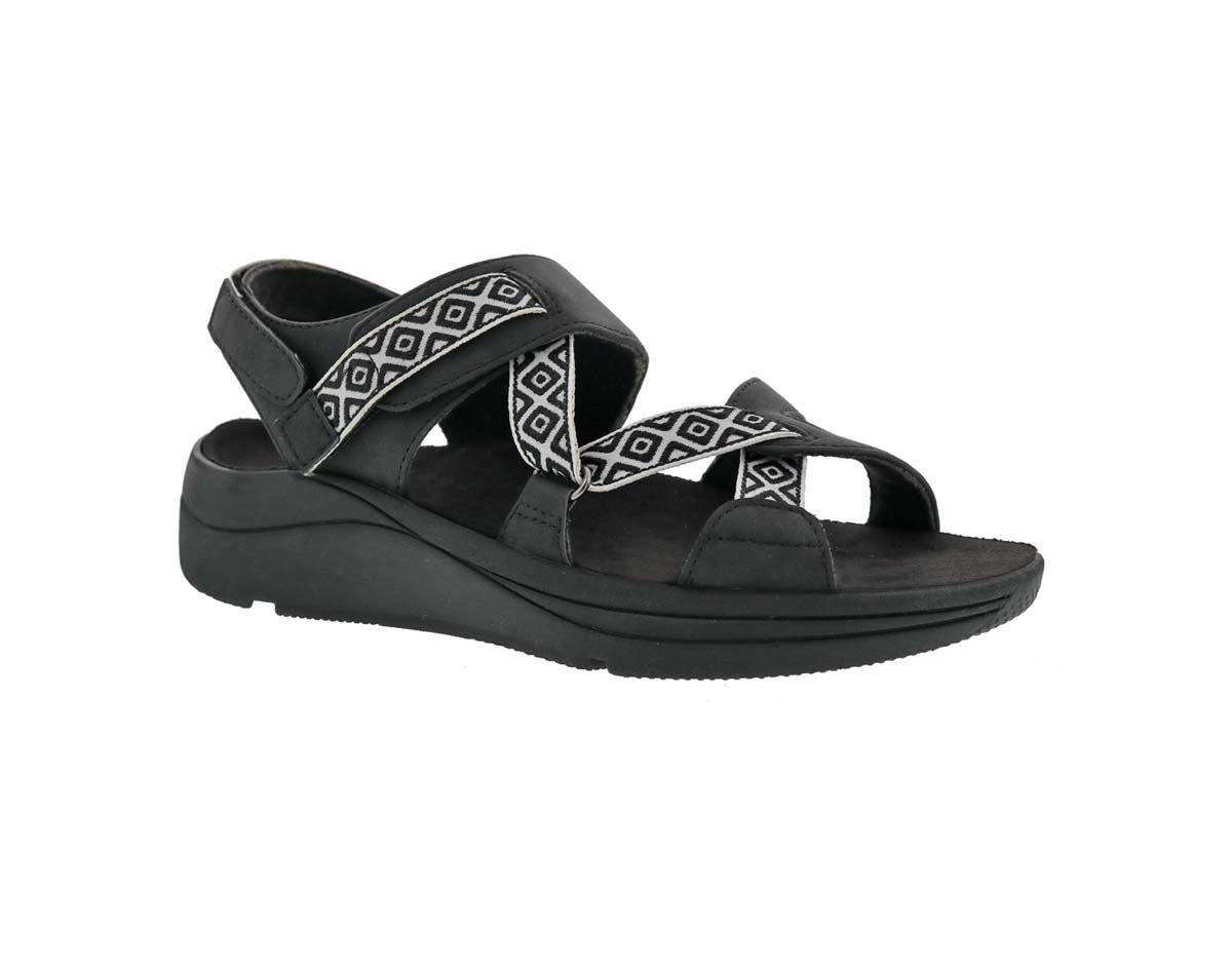 DREW SLOAN WOMEN SANDAL IN BLACK COMBO - TLW Shoes