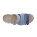 DREW SAWYER WOMEN SANDAL IN BLUE COMBO - TLW Shoes