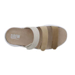 DREW SAWYER WOMEN SANDAL IN NATURAL COMBO - TLW Shoes