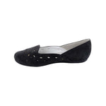 BELLINI MARSHMELLOW WOMEN FLAT SLIP-ON IN BLACK FAUX NUBUCK - TLW Shoes