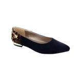 BELLINI NOVATOO WOMEN FLAT SLIP-ON IN BLACK MICRO/LEOPARD - TLW Shoes